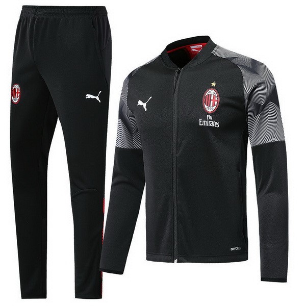 Chandal AC Milan 2018/19 Negro Gris